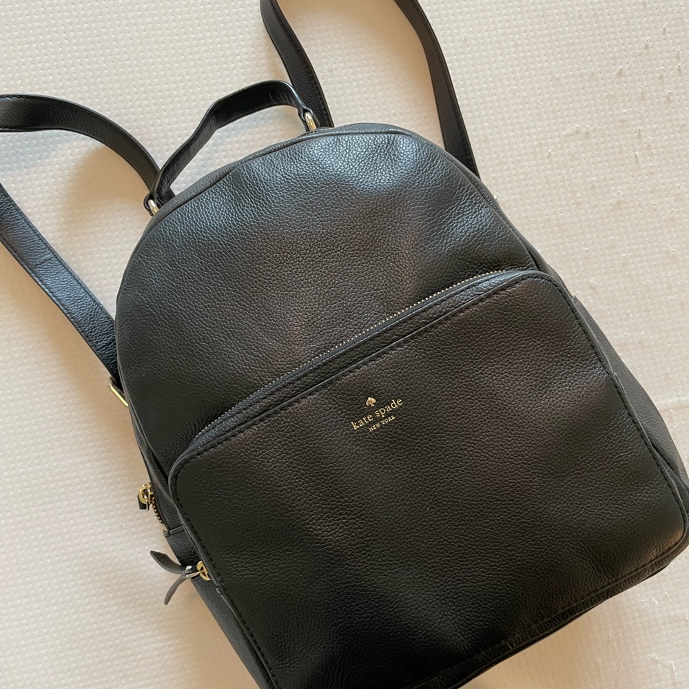 Kate Spade Black Backpack